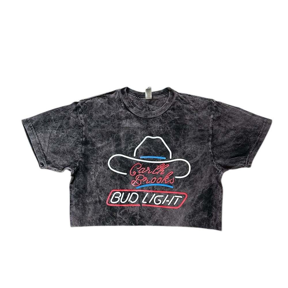Bud Light Garth Brooks Graphic Crop Top